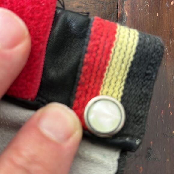 Black USA Army women’s small right hand leather golf glove​ & marker - Picture 6 of 6